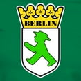 thumbnail image 3 of CafePress - Ampelmann Berlin Crest T Shirt - Women's Traditional Fit Dark T-Shirt, 3 of 4
