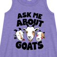 thumbnail image 2 of International Harvester - Ask Me About Goats - Toddler Girls A-line Dress, 2 of 5