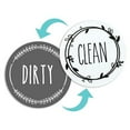 thumbnail image 2 of Circle Dishwasher Magnet Clean Dirty Sign, Double Sided Dirty Clean Dishwasher Magnet Indicator, Strong Non-Scratching Magnet, Kitchen Safe, Waterproof, and Decorative Design, 2 of 4