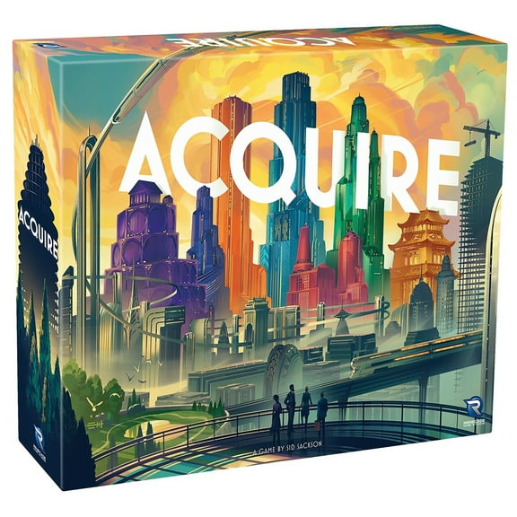 Acquire - Renegade Games, Build A Real Estate Empire, Strategy Board Game, Ages 12 , 2-6 Players, 90 Min