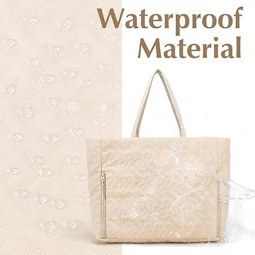 Kabaqoo Shoulder Bag with Compartments, Large Laptop Clutch Tote Handbags