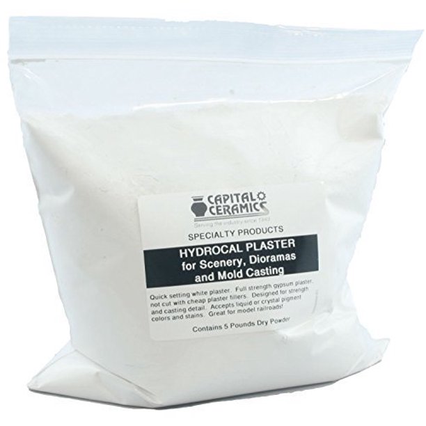 Hydrocal Plaster for Scenery, Dioramas, Dentistry and Mold Casting 5 lb