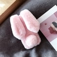 thumbnail image 4 of MasteelfCA Plush Rabbit Phone Case Winter Warm Phone Shell Compatible with Moto E7 Plus, 4 of 7