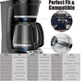 thumbnail image 3 of 12-Cup Coffee Pot Replacement Carafe Compatible with Black and Decker Coffee Maker Many Models# CM1160B/W, CM1050B/W, CM1060B/W, 3 of 3