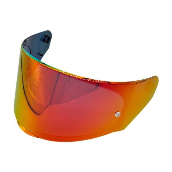 La Visera Para Casco De Motocicleta Reemplaza La Visera Resistente Para Casco FF353 En Rojo Oscuro