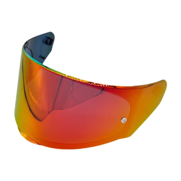 La Visera Para Casco De Motocicleta Reemplaza La Visera Resistente Para Casco FF353 En Rojo Oscuro