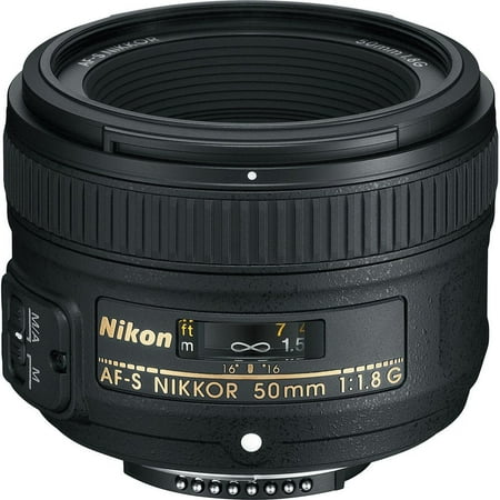 Nikon - AF-S NIKKOR 50mm f/1.8G Standard Lens - Black