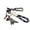 C, variant on Dinosaur Charm Keychain Zinc Alloy Animal Keyring Keys Backpacks Handbags Keychain Stylish Accessories