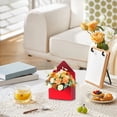 thumbnail image 4 of 1Pcs Flower Envelope Box,Folding Storage Box,Waterproof Envelop Paper Boxes,Hand Folding Bouquet Flower Box for Wedding Engagement Valentines Day Birthday Graduation Party Decor(Red2), 4 of 5