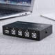 thumbnail image 4 of Conmutador USB de 4 Puertos para Compartir, Selector de Conmutador, Concentrador, Adaptador para PC, Escáner, Impresora, Accesorio., 4 of 5