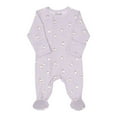 thumbnail image 1 of Coccoli Modal Zippered Footie Sleeper - Figure Skaters on Purple (3 Months, 11-13 lbs), 1 of 2