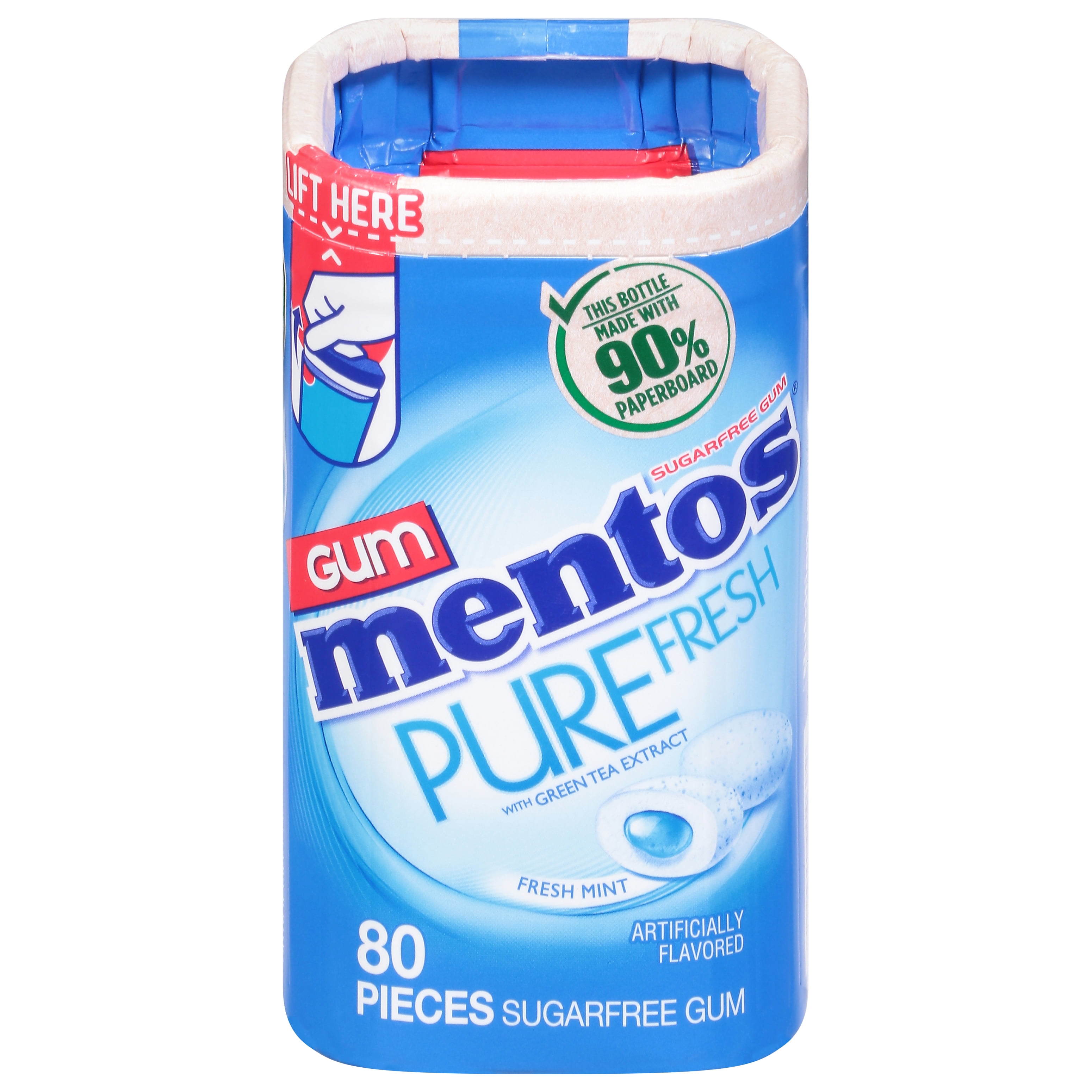 Mentos lance la première « bottle » de chewing-gums en carton