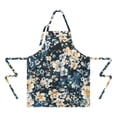 thumbnail image 2 of Pioneer Flower Floral Print Pattern Apron-Garden Aprons for Women with Pockets-Cotton Linen Waterproof Kitchen Cooking Gardening Aprons Adjustable for Kitchen,Cooking,BBQ and Salon 33x27 Inch, 2 of 7