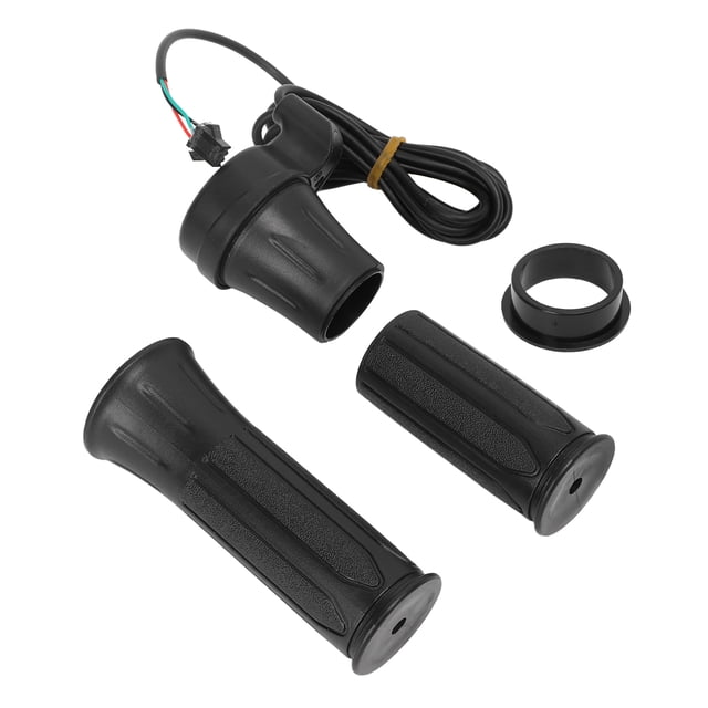 Empuñadura del acelerador de bicicleta eléctrica, manija del acelerador de bicicleta eléctrica Empuñaduras de acelerador de medio giro Empuñadura de repuesto para bicicleta Empuñadura diseñada meticulosamente