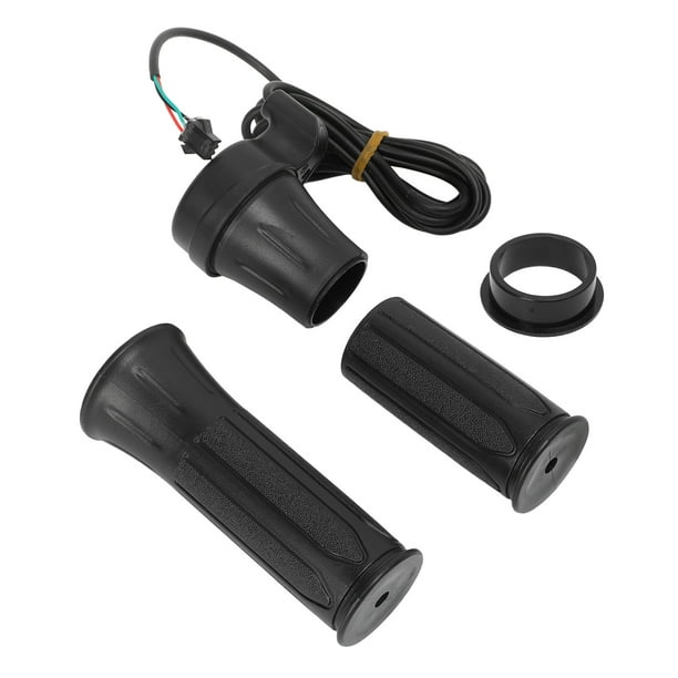 Empuñadura del acelerador de bicicleta eléctrica, manija del acelerador de bicicleta eléctrica Empuñaduras de acelerador de medio giro Empuñadura de repuesto para bicicleta Empuñadura diseñada meticulosamente