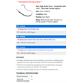 thumbnail image 2 of Rear Right Brake Hose - Compatible with 1997 - 2002 GMC C6500 Topkick 1998 1999 2000 2001, 2 of 2