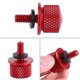 thumbnail image 2 of 1Pc 1/4"(6mm) Thread Motorcycle Aluminum Rear Seat Bolt Screw Universal Red, 2 of 4