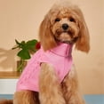 thumbnail image 4 of CSCHome Dog Sweaters for Small Dogs Warm Soft Pet Clothes for Small Dogs Cold Weather Turtleneck Knitted Cable Knit for Small Medium Dogs, 4 of 7