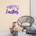 thumbnail image 3 of Easter Day Vinyl Wall Art Decal - Hoppy Easter - 16" x 22.5" - Resurrection Sunday Pascha Holiday Modern Church Home Living Room Bedroom Apartment Nursery Office Work Decor, 3 of 4