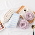 thumbnail image 4 of Eoperou 1 Pair Floor Socks Striped Fuzzy Stretchy Soft Mid-calf Cold Resistant Comfortable Winter Thermal Women Indoor Home Slipper Sleeping Socks for Daily Wear, 4 of 8