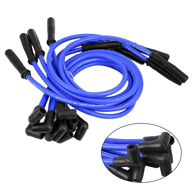9 Pcs Spark Plug Wire Set 10.5Mm Electronic Ignition Cables for SBC BBC HEI 350