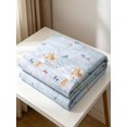 thumbnail image 6 of Yardvibe Cooling Comforter Twin Size, Giraffe Print Breathable Summer Comforter for Hot Sleepers & Night Sweats, Silky Smooth Cooling Blanket, Blue (D), 6 of 6