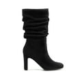 thumbnail image 2 of DREAM PAIRS Women's Mid Calf Slouch Boots, Fashion High Heel Almond Toe Fall Winter Dressy Boots, 2 of 6