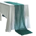 thumbnail image 6 of Efavormart 10FT Peacock Teal Gauze Cheesecloth Table Runner, Gauze Fabric Boho Wedding Arbor Decor, 6 of 10