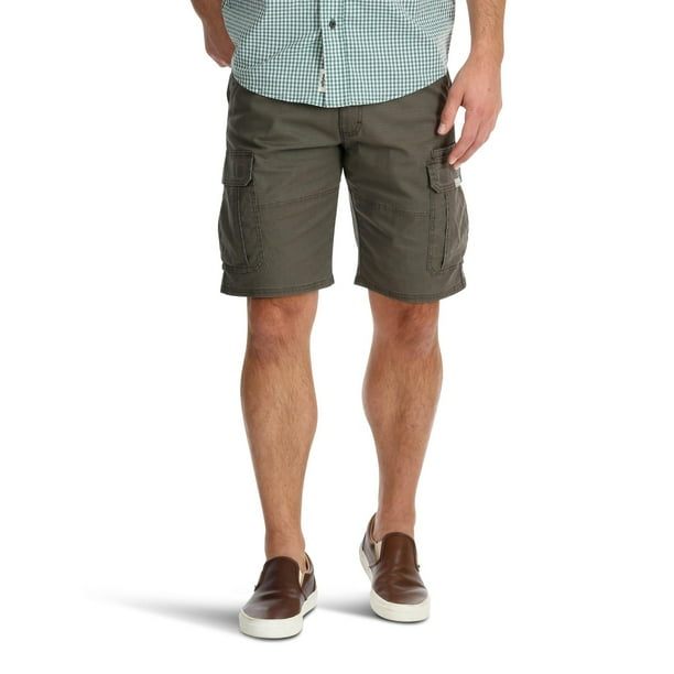 wrangler big men's stretch cargo shorts