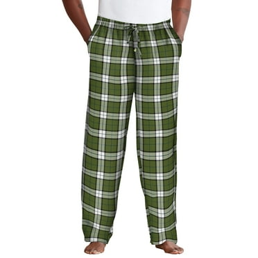 KingSize Men's Big & Tall Flannel Plaid Pajama Pants