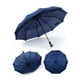 thumbnail image 4 of Viaje plegable Camping paraguas sol lluvia al aire libre automático extra de paraguas de 10 huesos con mango de madera Accesorios a prueba de viento Azul Methold HA009540-02, 4 of 6