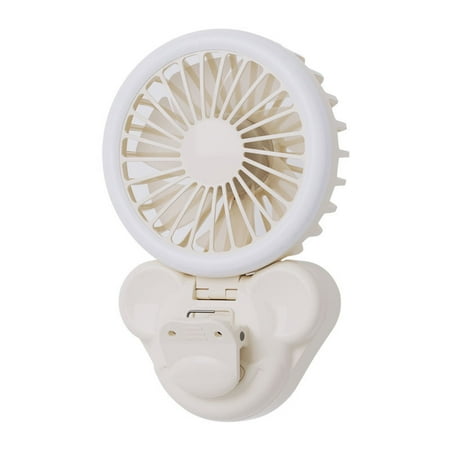 

Egebert Portable Fan Usb With Led Fill Light Light Wearable Personal Fan