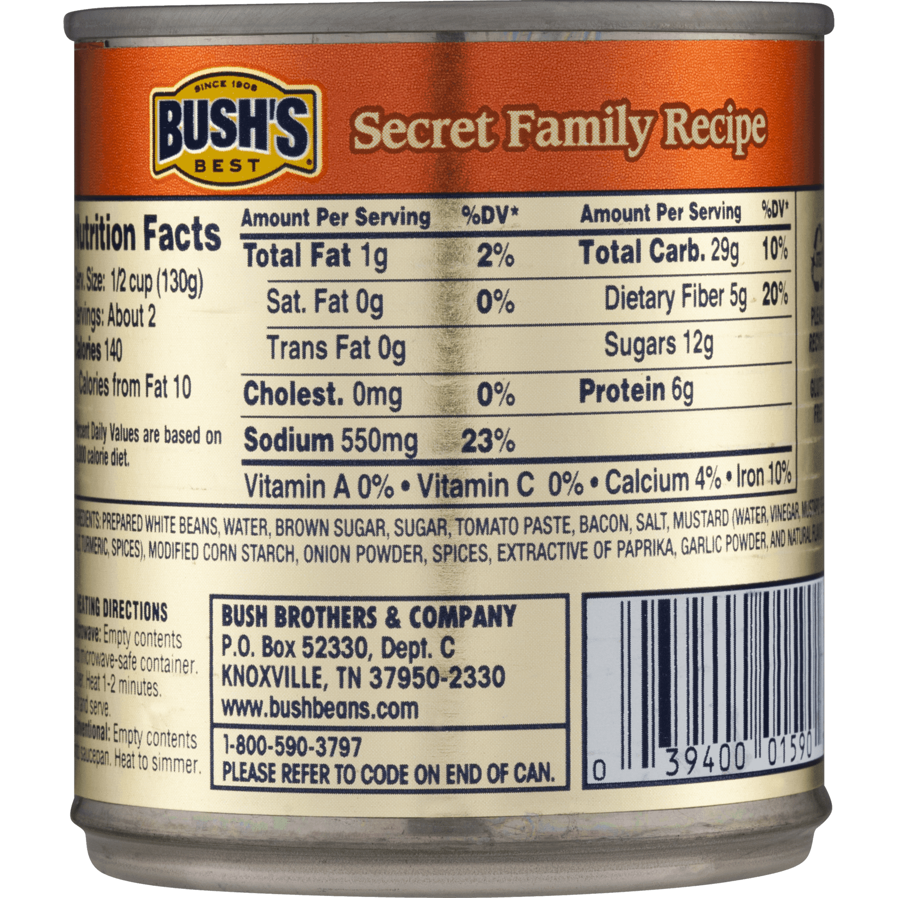 Bush S Homestyle Baked Beans Nutrition Facts Bios Pics