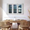 thumbnail image 3 of Elephant Stock Window To Moonlit Beach Wall Art - Horizontal Multi Panel Canvas - Living Room Wall Decor - Nature Multi Panel - Gray And Blue Decor - 57" x 36", 3 of 8