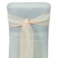 thumbnail image 2 of Darling Souvenir Pack Of 20 Organza Chair Sashes Bow Sash For Wedding & Events Supplies Party Decoration Chair Cover Sash - Colors Available, 2 of 4