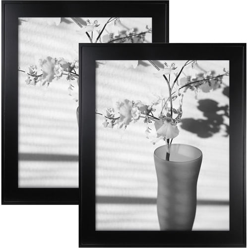 Poster Frame, 22x28, Black, Set of 2