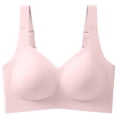 thumbnail image 5 of Sujetáneos para las Mujeres sin Alambre Interior No Acolchado Tshirt Sujetáneos para las Mujeres sin Alambre Interior Jelly Bras Push Up Cómodo Suave Mantequilla Yoga Bralette, 5 of 5