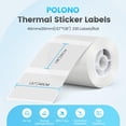 thumbnail image 2 of Etiquetas térmicas POLONO PM220S 40x30 mm Transparentes 230 piezas, 2 of 8