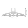 thumbnail image 2 of Foldable Garment Steamer Hanger Clothes Ironing Machine 2pcs Home Steaming Accessories, 2 of 9