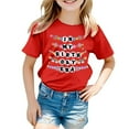 thumbnail image 4 of TZEWGL Tops For Toddler Short Sleeve Summer Crewneck Fit Basic Clothes For Girls Boys size 3-4T, 4 of 4
