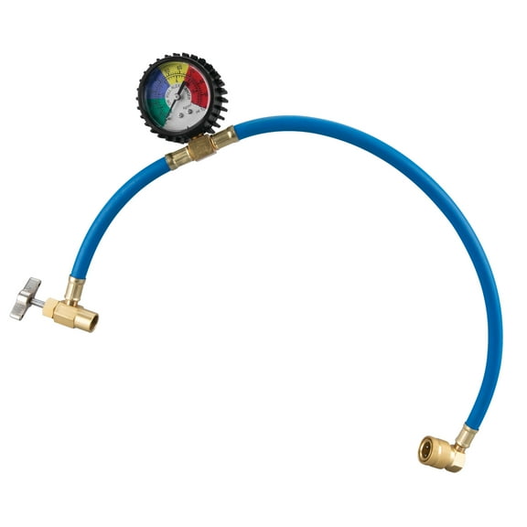 Performance Tool W83137 Recharge Hose And Gauge R134a