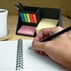 thumbnail image 5 of Aparatos de cocina, accesorios de cocina, utensilios de cocina, bloc de notas con 5 tiras de colores, papel adhesivo para mensajes, bloque giratorio, plegable, caja de almacenamiento para notas adhesi, 5 of 6