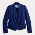 thumbnail image 5 of Women's Draper James Eyelet Textured Notch Lapel Blazer Jacket Color: Navy Size: X LARGE, 5 of 5