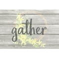 thumbnail image 2 of Kimberly, Allen 32x23 Black Ornate Wood Framed with Double Matting Museum Art Print Titled - Gather v1, 2 of 4