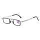 thumbnail image 2 of Gafas de lectura ultraligeras, plegables, sin tornillos y antiluz azul para hombres y mujeres, gafas de lectura retro de moda y portátiles de alta definición, 2 of 4