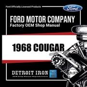 Detroit Iron OEM 1967 Mercury / Cougar Shop Manuals, Sales Data & Parts Books on CD