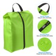 thumbnail image 3 of Uxcell Shoe Bags for Travel, Portable Shoe Bag with Zipper for Travel, Green 2 Pack, 3 of 5