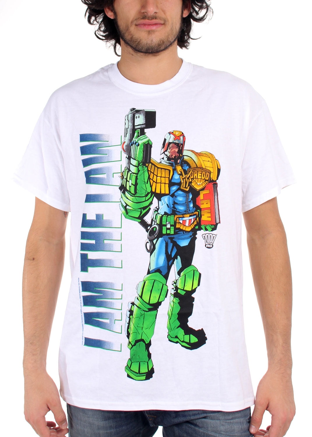 judge dredd i am the law shirt