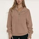 thumbnail image 1 of HongQid Women's Half Zip Sweatshirts Fleece Stand Collar Long Sleeve Oversized Pullovers with Pockets, 1 of 5