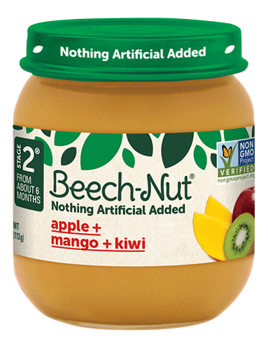 Beech-Nut Stage 2, Apple Mango & Kiwi Baby Food, 4 oz Jar
